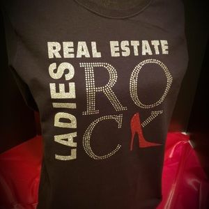 Real Estate Ladies Rock T-shirts